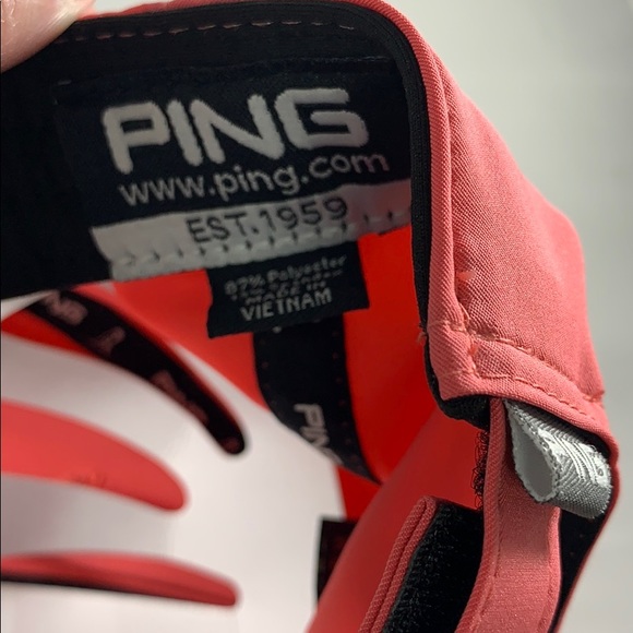 NWOT PING Women’s Golf Hat salmon - Picture 6 of 6